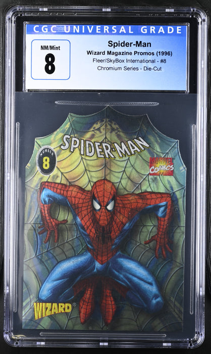 Wizard Magazine Promos - Spider-Man (1996) Chromium Series Die-Cut CGC 8