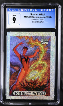 Marvel Masterpieces - Scarlet Witch (1994) Silver Holofoil CGC 9