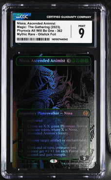 MTG - Nissa, Ascended Animist (2023) Oilslick Foil CGC 9