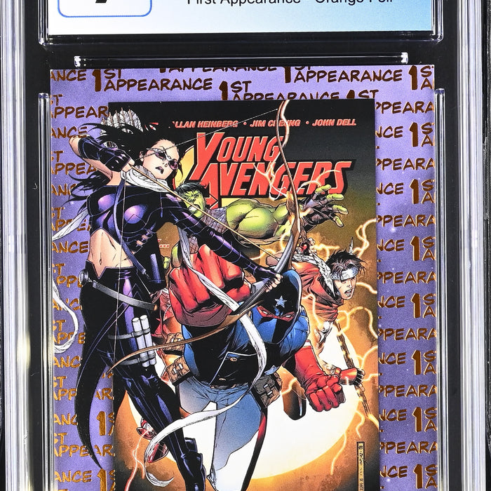 '22 Fleer Ultra Avengers - Kate Bishop (2023) First Appearance Orange Foil CGC 9