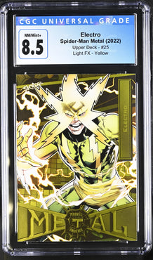 Spider-Man Metal - Electro (2022) Light FX - Yellow CGC 8.5