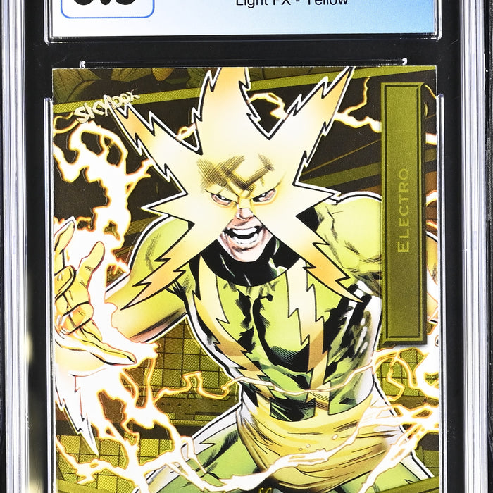 Spider-Man Metal - Electro (2022) Light FX - Yellow CGC 8.5