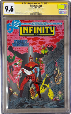 Infinity Inc. #20 CGC SS 9.6 SIGNED TODD MCFARLANE