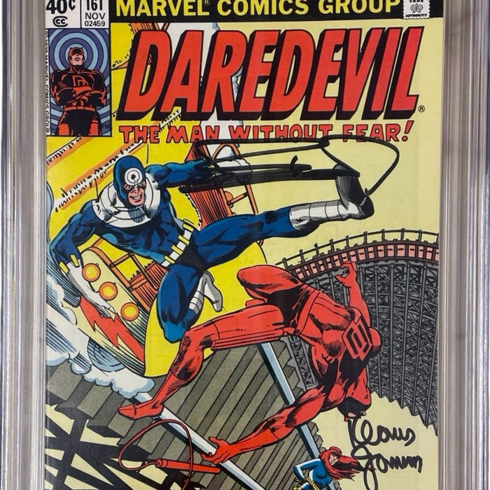 Daredevil #161 Newsstand Edition CGC SS 8.0 SIGNED JANSON & MILLER