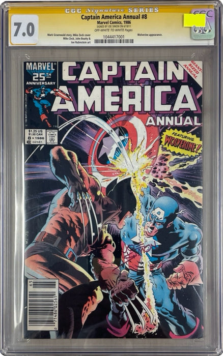 Captain America Annual #8 CGC SS 7.0 SIGNED BY JOE SIMON