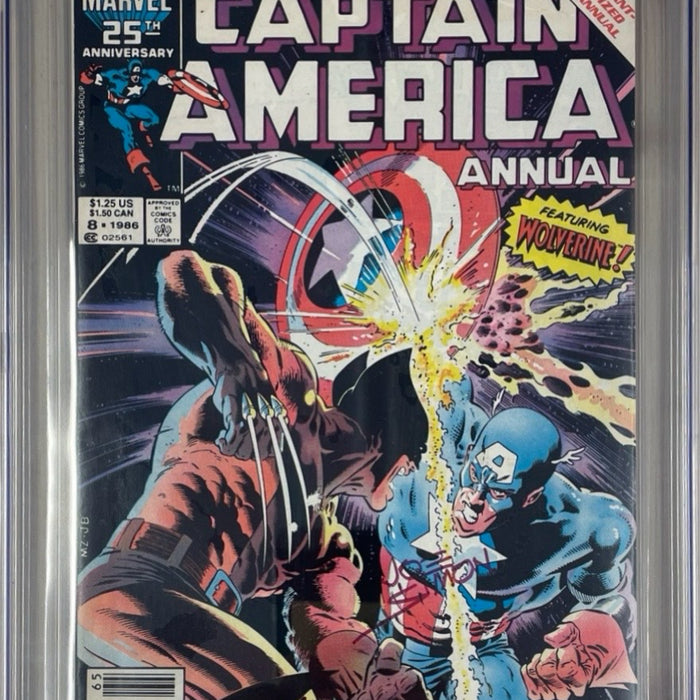 Captain America Annual #8 CGC SS 7.0 SIGNED BY JOE SIMON