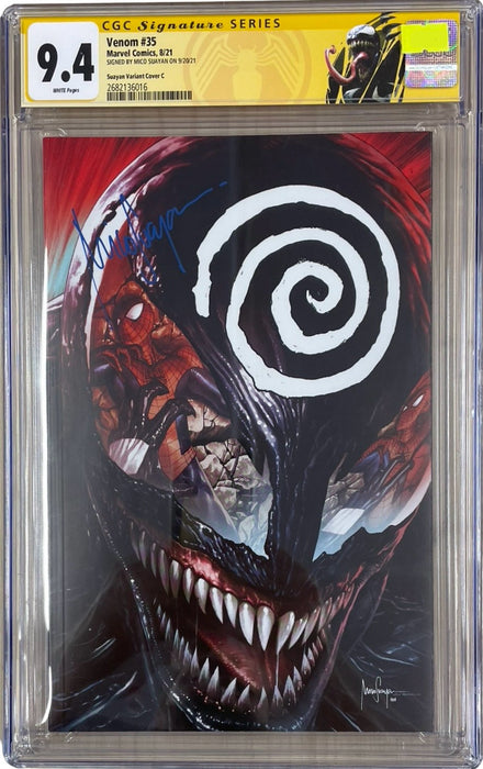 Venom #35 Suayan Variant Cover C CGC SS 9.4 SIGNED MICO SUAYAN