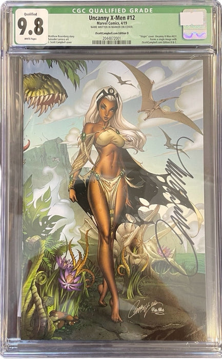 Uncanny X-Men #12 JScottCampbell.com Edition D CGC 9.8 QUALIFIED 