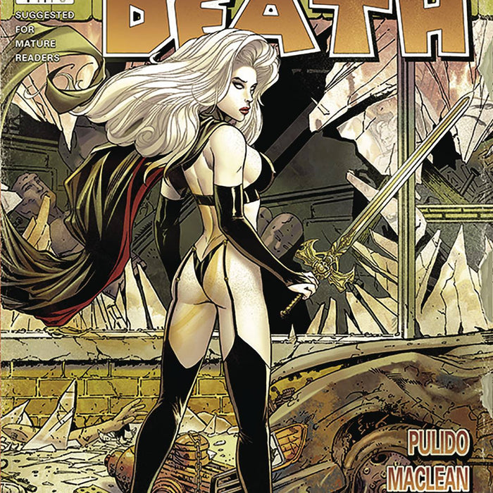 LADY DEATH: UNHOLY RUIN #1 HOMAGE DAMAGED EDITION (LTD TO 300)