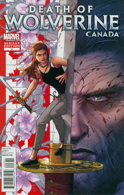 DEATH OF WOLVERINE #3 CANADA VARIANT