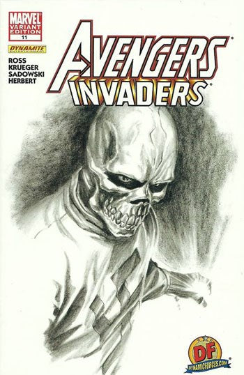 AVENGERS / INVADERS #11 DFE SKETCH EXCLUSIVE