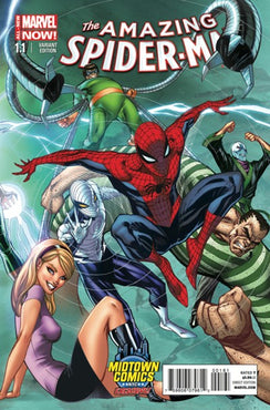 AMAZING SPIDER-MAN (2014) #1 MIDTOWN COMICS EXCLUSIVE