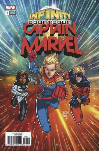 INFINITY COUNTDOWN CAPTAIN MARVEL #1 RON LIM VARIANT