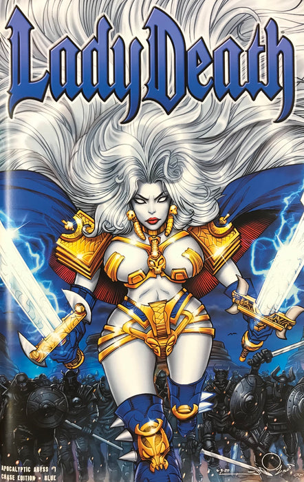 LADY DEATH: APOCALYPTIC ABYSS #1 CHASE EDITION BLUE (LTD TO 66)