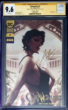 CATWOMAN (2018) #3 DC BOUTIQUE EDITION CGC SS 9.6 SIGNED BY ARTGERM