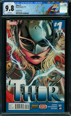 THOR (2014) #1 2ND PRINT CGC 9.8