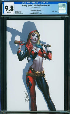 HARLEY QUINN'S VILLAIN OF THE YEAR #1 JSCOTTCAMPBELL.COM EDITION E CGC 9.8