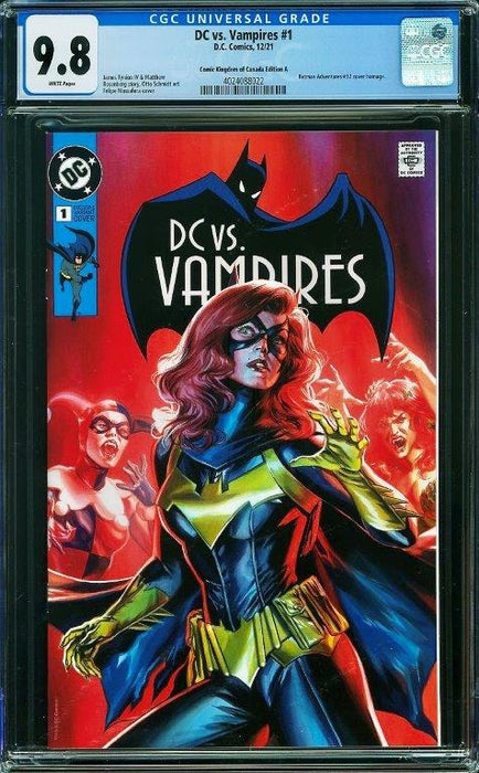 DC VS. VAMPIRES #1 COMIC KINGDOM OF CANADA EDITION A CGC 9.8