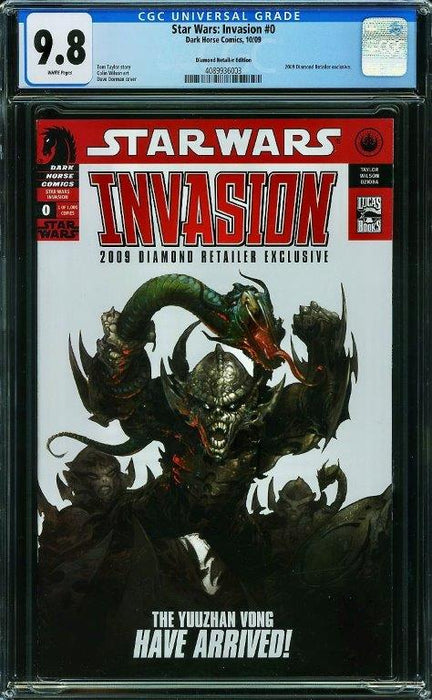 STAR WARS INVASION #0 CGC 9.8