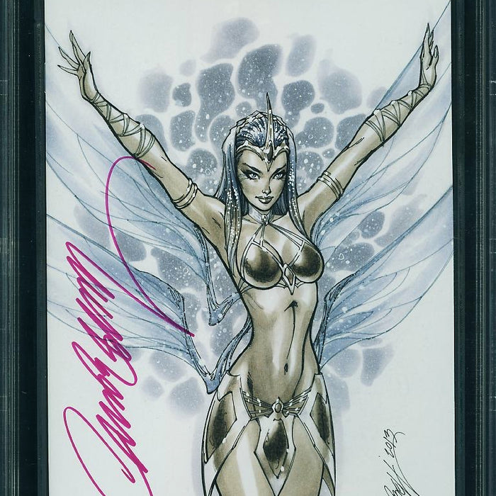 Michael Turner's Soulfire #2 Campbell Retailer Incentive CBCS 9.8 signed by J. Scott Campbell