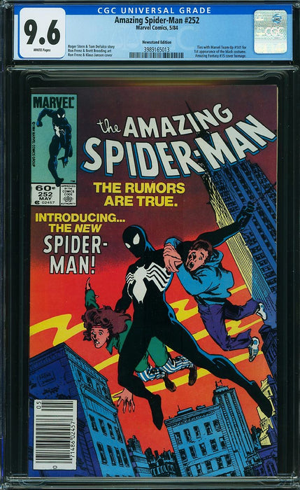 Amazing Spider-Man #252  Newsstand Edition CGC 9.6