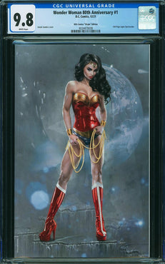 Wonder Woman 80th Anniversary #1 KRS Comics "Virgin" Edition CGC 9.8