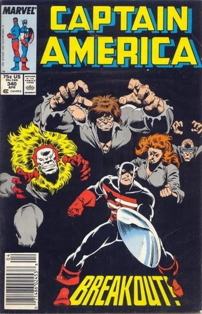 CAPTAIN AMERICA #340 (NEWSSTAND EDITION)