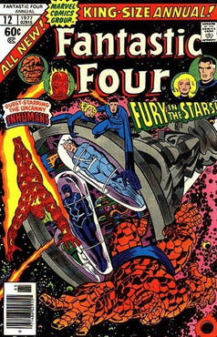 FANTASTIC FOUR ANNUAL #12 8.5