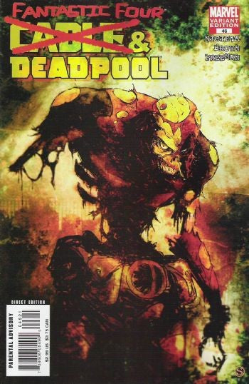 CABLE & DEADPOOL #46 MARVEL ZOMBIE VARIANT