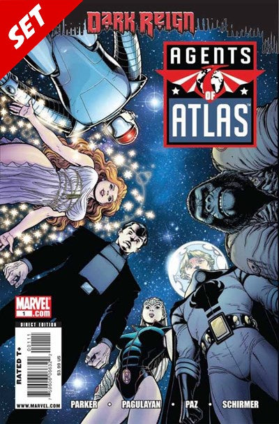 AGENTS OF ATLAS (2009) #1-3 SET