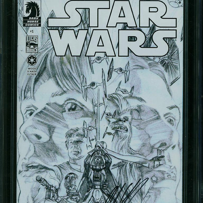 STAR WARS #1 (2013) 1:200 ALEX ROSS SKETCH EXCLUSIVE SIGNED CGC 9.8