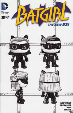 Catwoman POP! Original Art by Gary Parkin