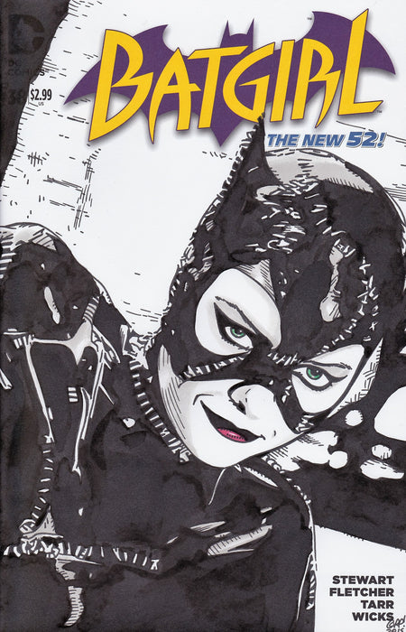 Catwoman Original Art by Gary Parkin