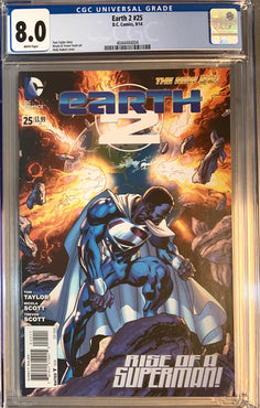 EARTH 2 #25 CGC 8.0