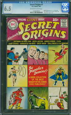 SECRET ORIGINS #1 (1961) CGC 6.5