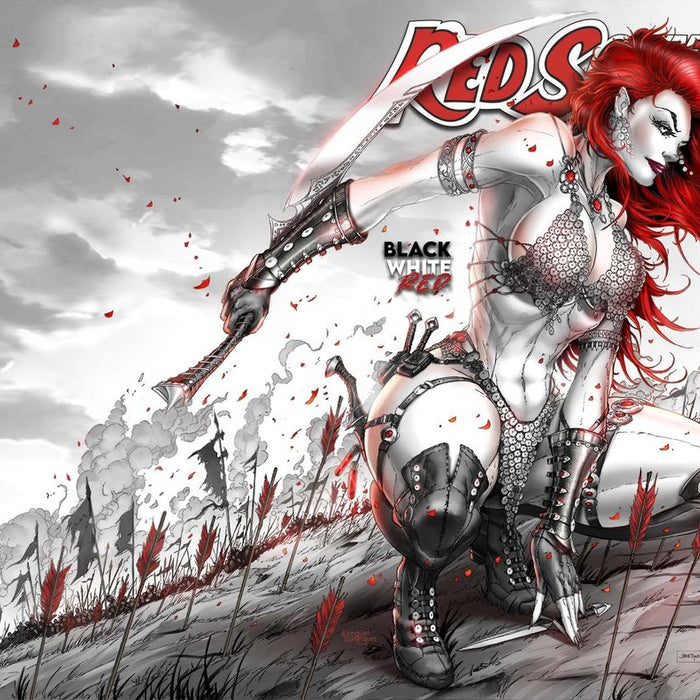 RED SONJA: BLACK, WHITE, RED #1 TYNDALL VARIANT (LTD TO 200)