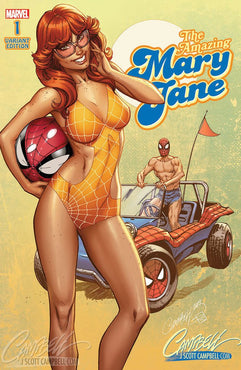 AMAZING MARY JANE #1 J SCOTT CAMPBELL 70'S EXCL. 1500