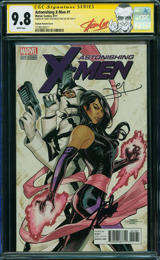 ASTONISHING X-MEN #1 DODSON EDITION CGC SS 9.8 SIGNED BY DODSON & STAN LEE