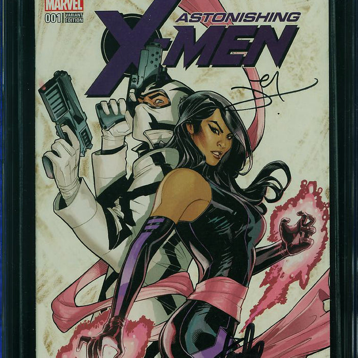 ASTONISHING X-MEN #1 DODSON EDITION CGC SS 9.8 SIGNED BY DODSON & STAN LEE