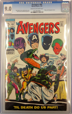 AVENGERS #60 (1/69) CGC 9.0