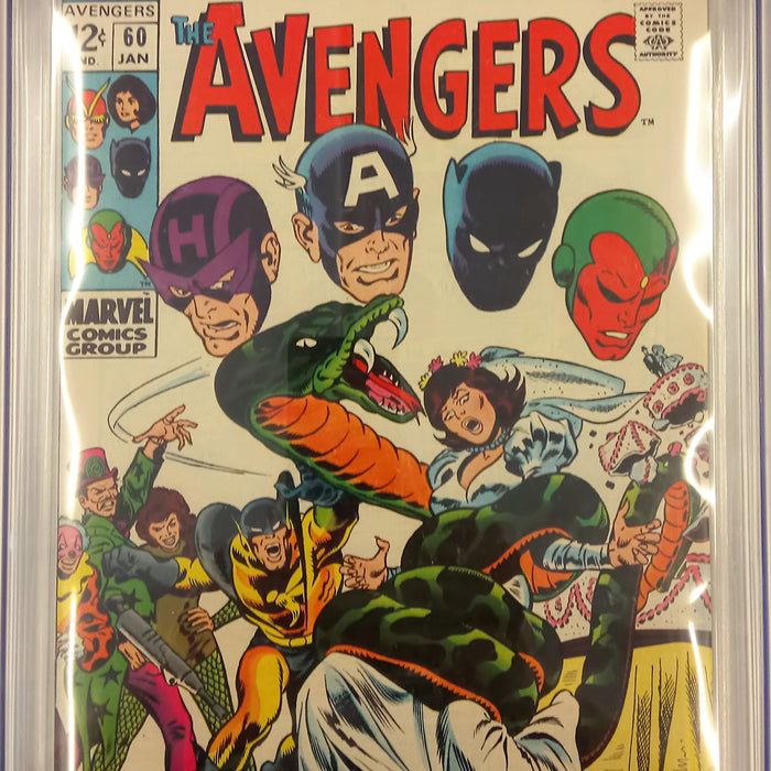 AVENGERS #60 (1/69) CGC 9.0
