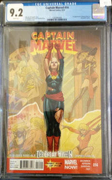 CAPTAIN MARVEL #14 CGC 9.2