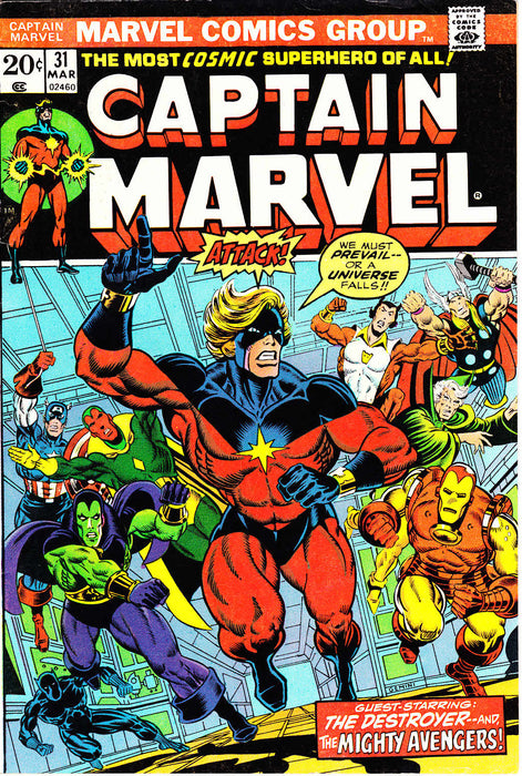 Captain Marvel (1968) #31 VFNM