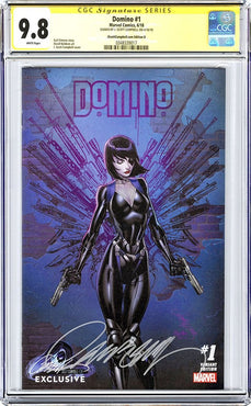 DOMINO #1 CAMPBELL CVR D CGC 9.8 SIGNED CAMPBELL