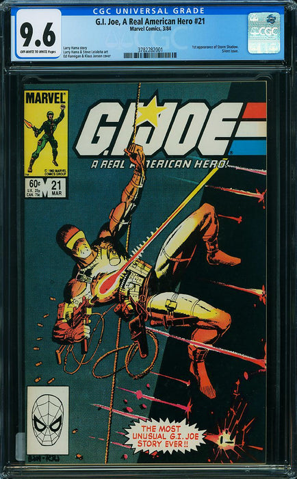 G.I. JOE, A REAL AMERICAN HERO #21 CGC 9.6