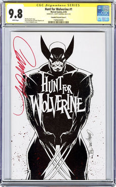 HUNT FOR WOLVERINE #1 CAMPBELL FAN EXPO CVR C CGC 9.8 SIGNED CAMPBELL
