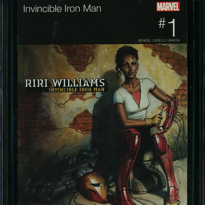 INVINCIBLE IRON MAN (2017) #1 HIP HOP VARIANT CGC 9.8