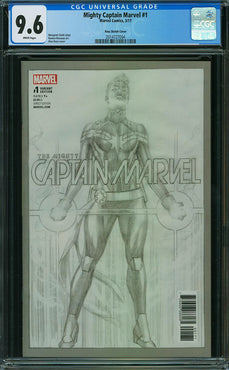 MIGHTY CAPTAIN MARVEL #1 ROSS 1:100 VARIANT CGC 9.6