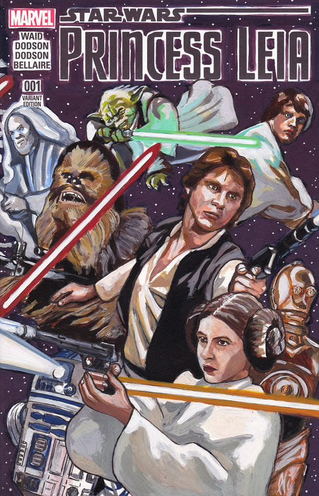 Star Wars Connecting part 2 Rebels Original Art by Lee Lightfoot