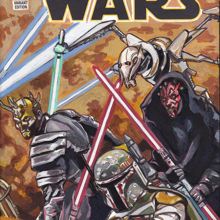 Star Wars Connecting part 3 Sith Original Art by Lee Lightfoot